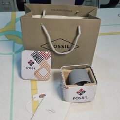 Alternative view of Fossil Chrono Rose Gold White Dial Ladies Watch