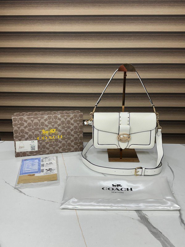 Coach Georgio Shoulder Bag With Box DustBag SlingBelt Bill - Image 2