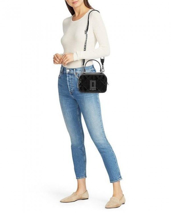 Karl Lagerfeld Paris Simone Camera Sling Bag With Box DustBag SlingBelt - Image 3
