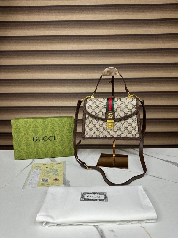 Gucci Ophidia Top Handle Sling Bag With Box DustBAG - Image 2