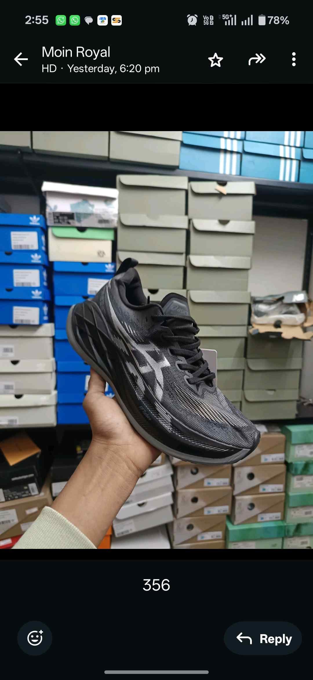 asicss superblast 2 black grey 356 - Image 2