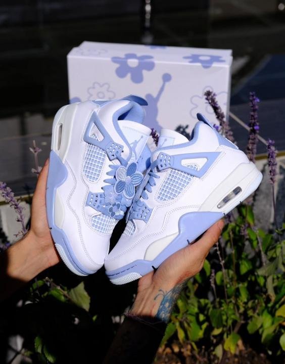 Nik ee Air Jordan 4 Forget Me Not - Image 9
