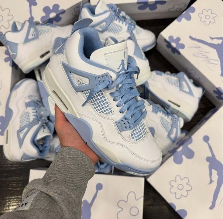 Nik ee Air Jordan 4 Forget Me Not - Image 6
