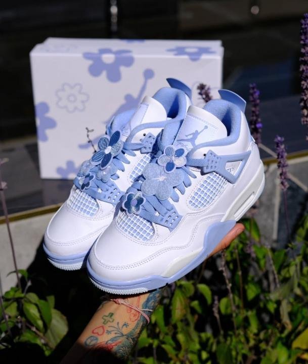 Nik ee Air Jordan 4 Forget Me Not - Image 2