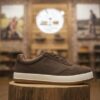 TIMBERLAND BROWN WHITE LEATHER SNEAKER 2025