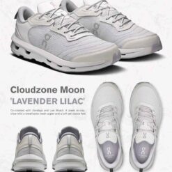 Alternative view of On cloud Running Cloudzone Moon Lavender Lilac