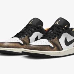 Air jordan 1 Low SE Wear Away Tan yellow 389
