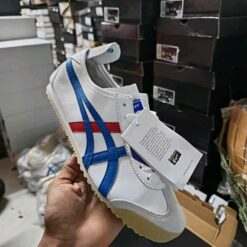 Alternative view of onitsukaa tiger Mexico 66 red blue multi 390