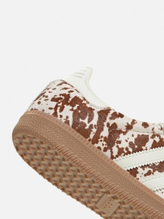 Adiddas SambaCow Print Brown White - Image 4
