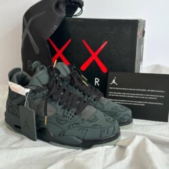 Jordan retro 4 kaws olive