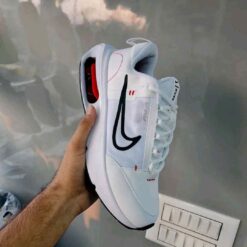 Alternative view of Nikee AirMax Tube 2024 white Red Running Shoes