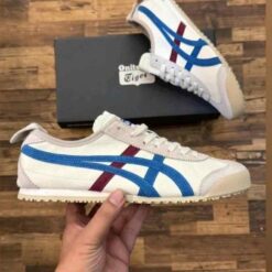 Alternative view of Onitsuka Tiger Mexico 66 White Blue Maroon