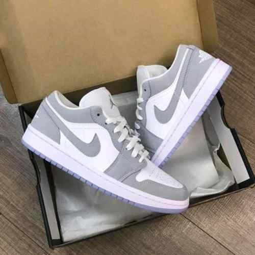 Nikee air jordan retro 1 low wolf grey - Image 8