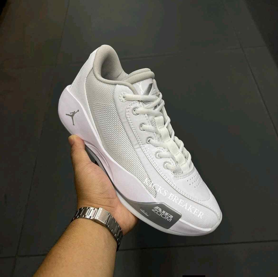 Jordan Luka .77 Back to School WhiteGrey Fog Shoes - Image 5