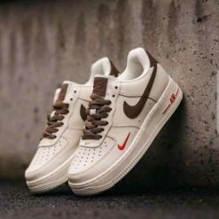 Nikee Airforce 1 Mini Red Swoosh Coffee fix 402