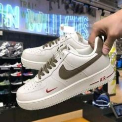 Alternative view of Nikee Airforce 1 Mini Red Swoosh Coffee fix 402