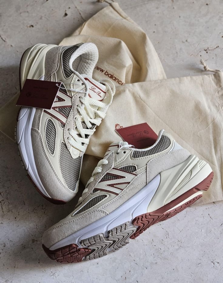 Loro Piana x NB 990v6 Made in USA Raw 2024 Cashew - Image 2