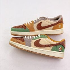 Alternative view of Zion Williamson x Air Jordan 1 Retro Low OG Voodoo