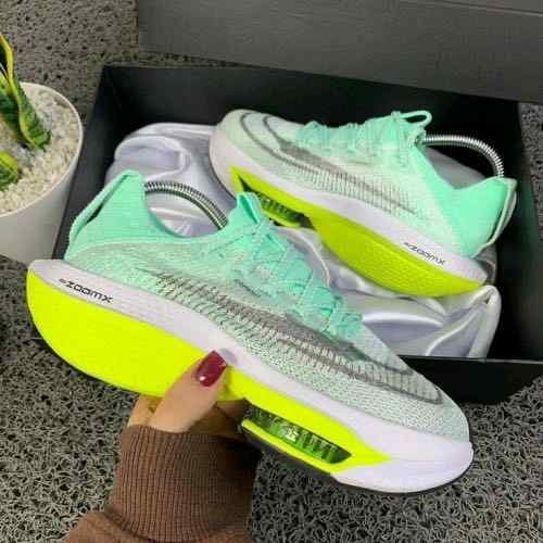 Nik e Air Zoom Alphafly Next 2 Mint Foam Volt (683 - Image 2