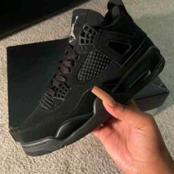 Alternative view of Air Jordan 4 Black Cat Semi UA Quality 010