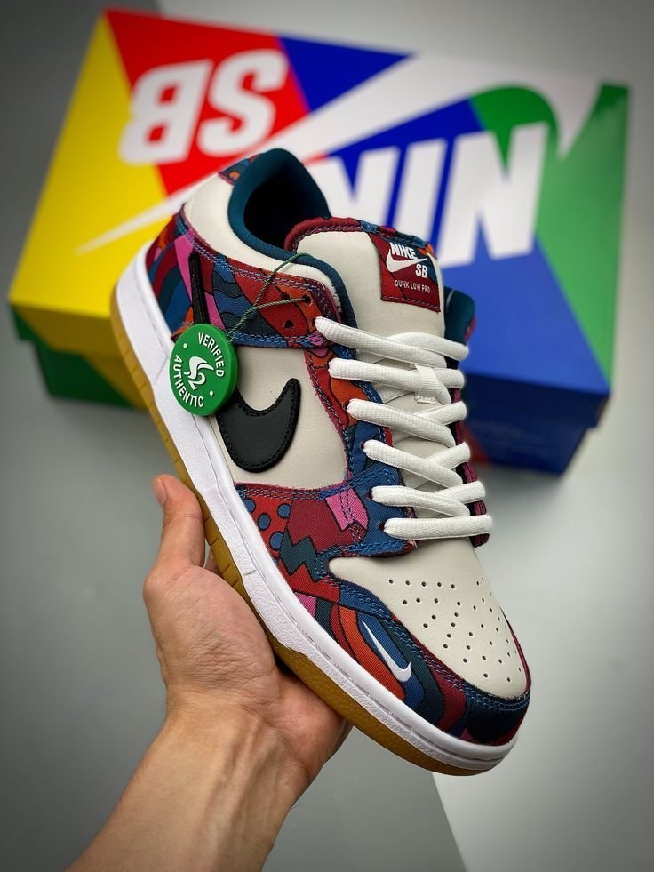 Nikke SB Dunk Low Parra - Image 4