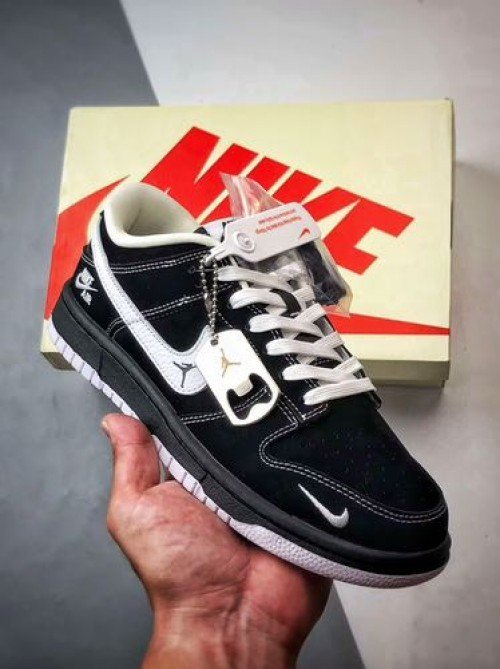 Nikkee sb dunk low noir et blanc - Image 2
