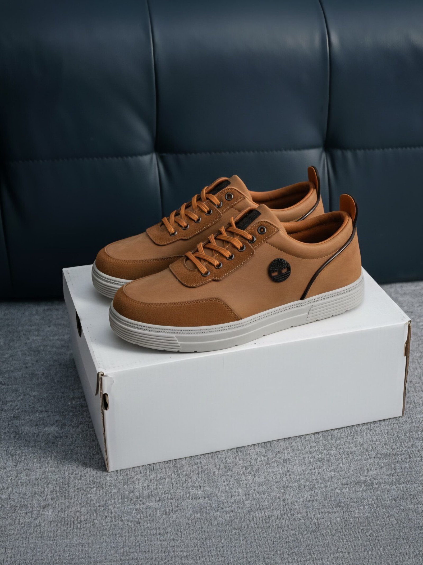 TIMBERLAND LOW CAUSAL SNEAKER TAN GREY
