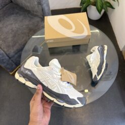 Alternative view of Asic s Gel nyc white charcoal grey