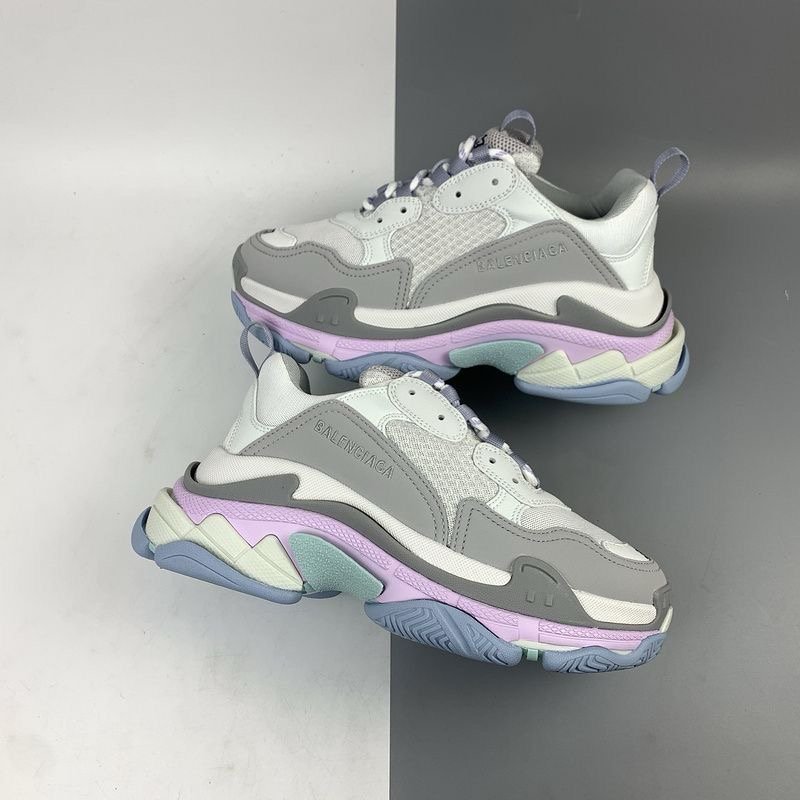 Balenciaga Triple S Pastel Grey Pink - Image 2