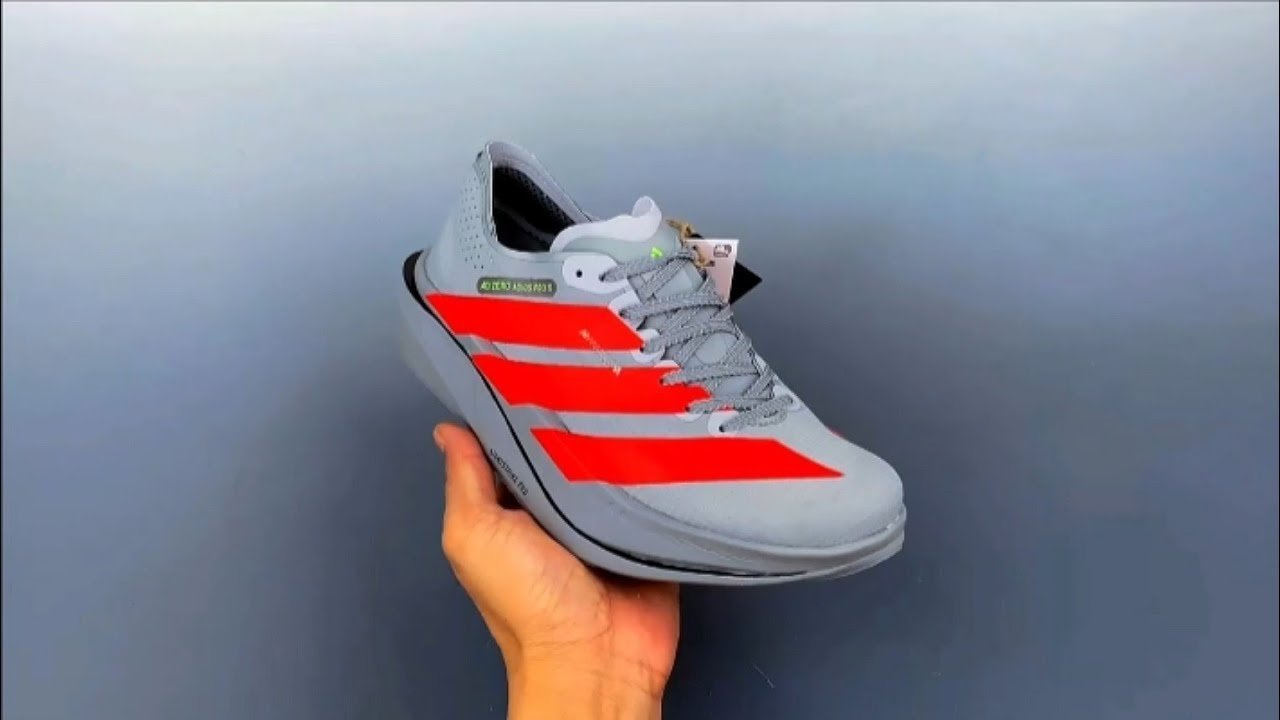 Adizero Adios pro 5 Grey Red - Image 3