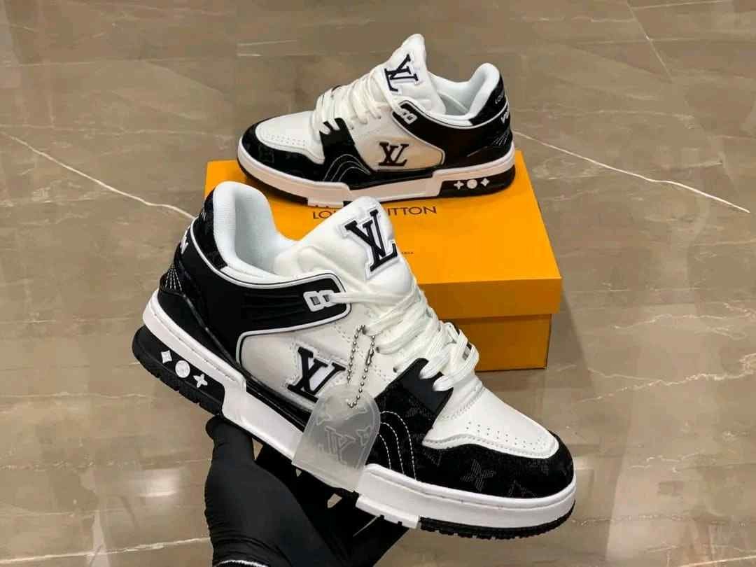 louis vittonn Lv Trainer Nigo Denim Black White 429 - Image 5