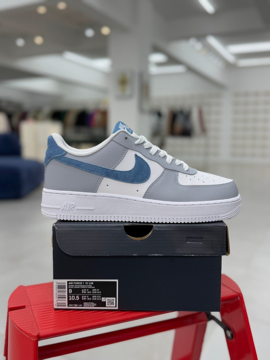 Nik.e Air Force 1 Aegean Storm Blue - Image 3