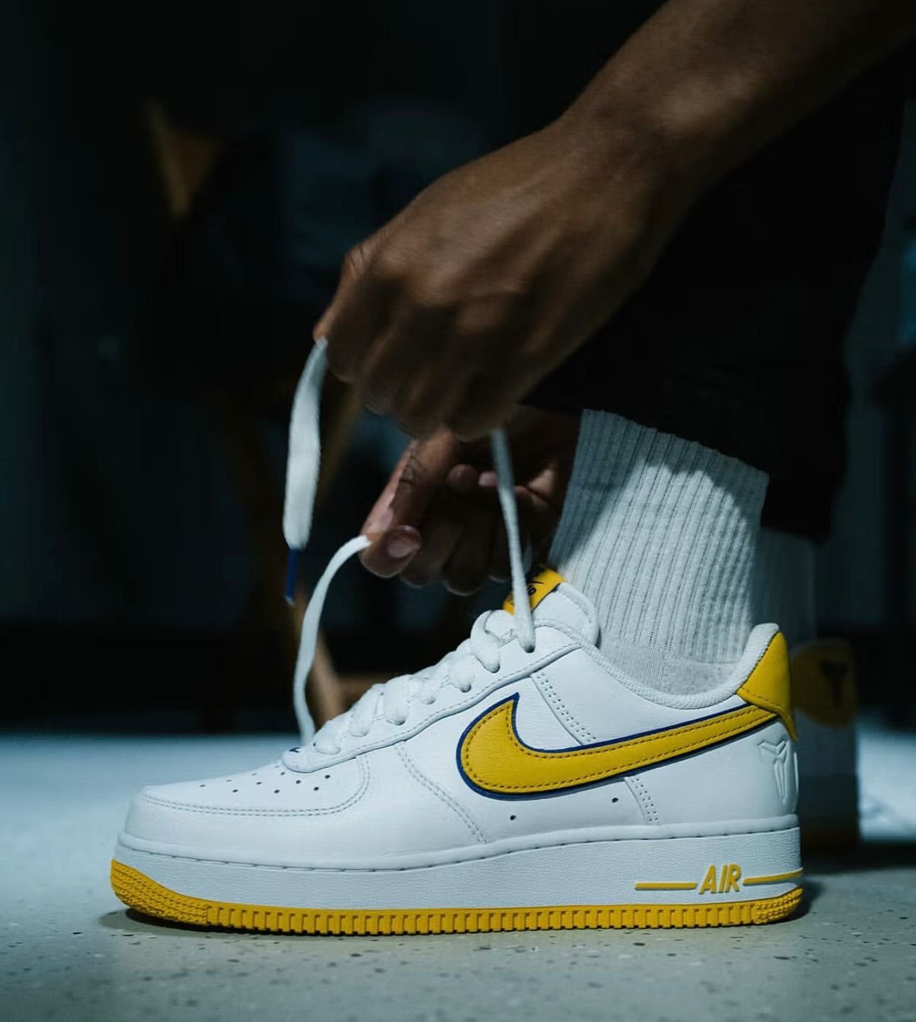 NIK.E AIRFORCE 1 KOBE BRYANT LAKERS HOME - Image 6