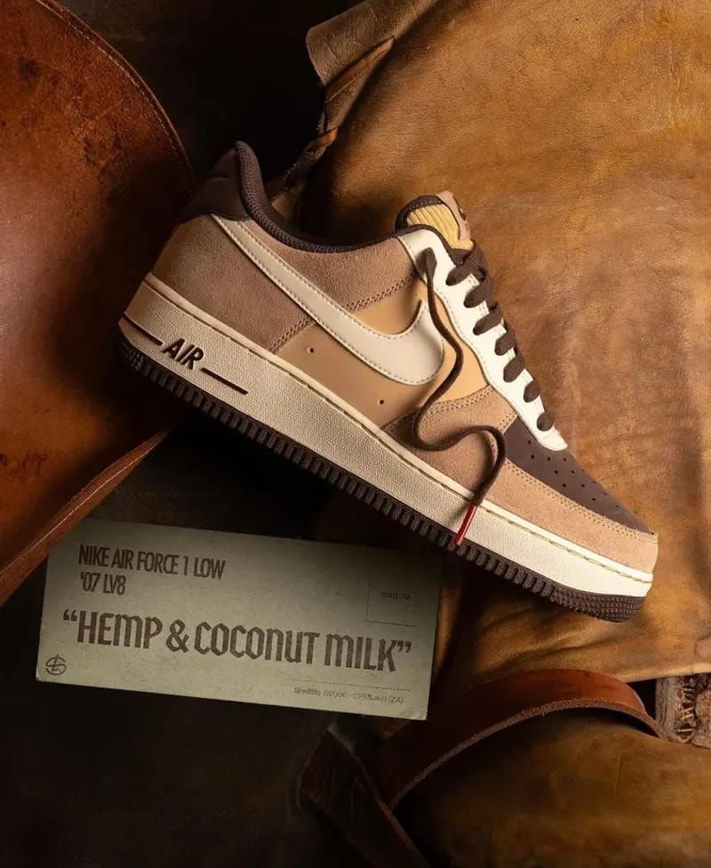 NIK.E AIRFORCE 1 LOW HEMP COCONUT MILK - Image 2
