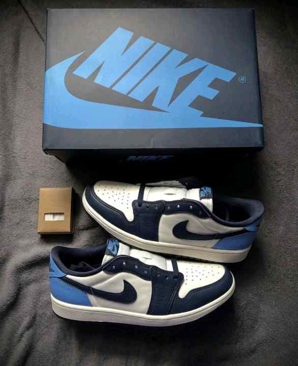 nik ee air jordan 1 low og obsidian blue - Image 2