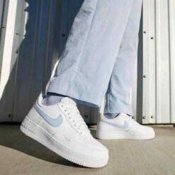 Alternative view of Nik ee Air Force 1 Light Armoury Blue
