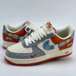Nikee Air Force 1 Low 07 x Stussy Orange