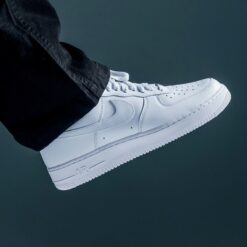 Nik.e Air Force 1 Leather UA Quality With EXtra Bottle Lace Keychain Dust Bag & Og Box