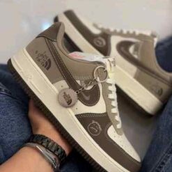 Alternative view of Nikee Airforce 1 Thee North Face Mocha 445