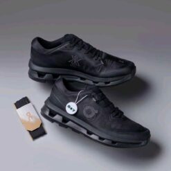 Alternative view of On Running x Kith Cloudzone Triple Black
