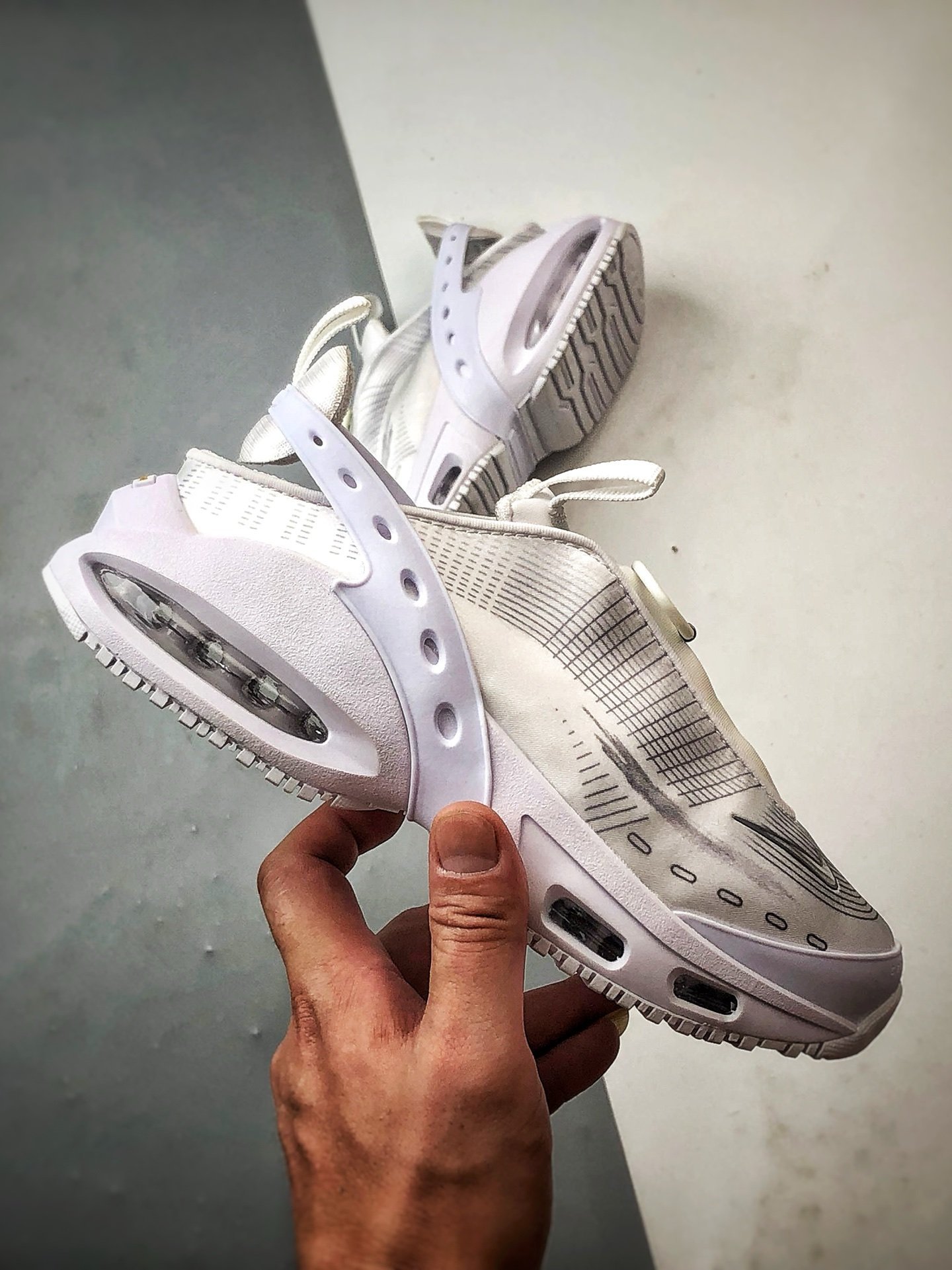 Nikke AirMax Craze White Metallic Gold - Image 6