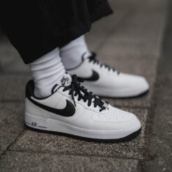 Nik.e Air Force 1 Low Leather White Black