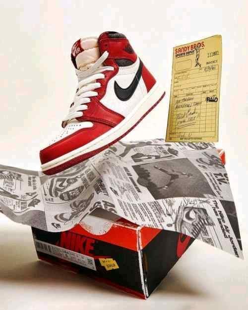 Nikee Air Jordan Retro 1 Lost And Found 466 - Image 5