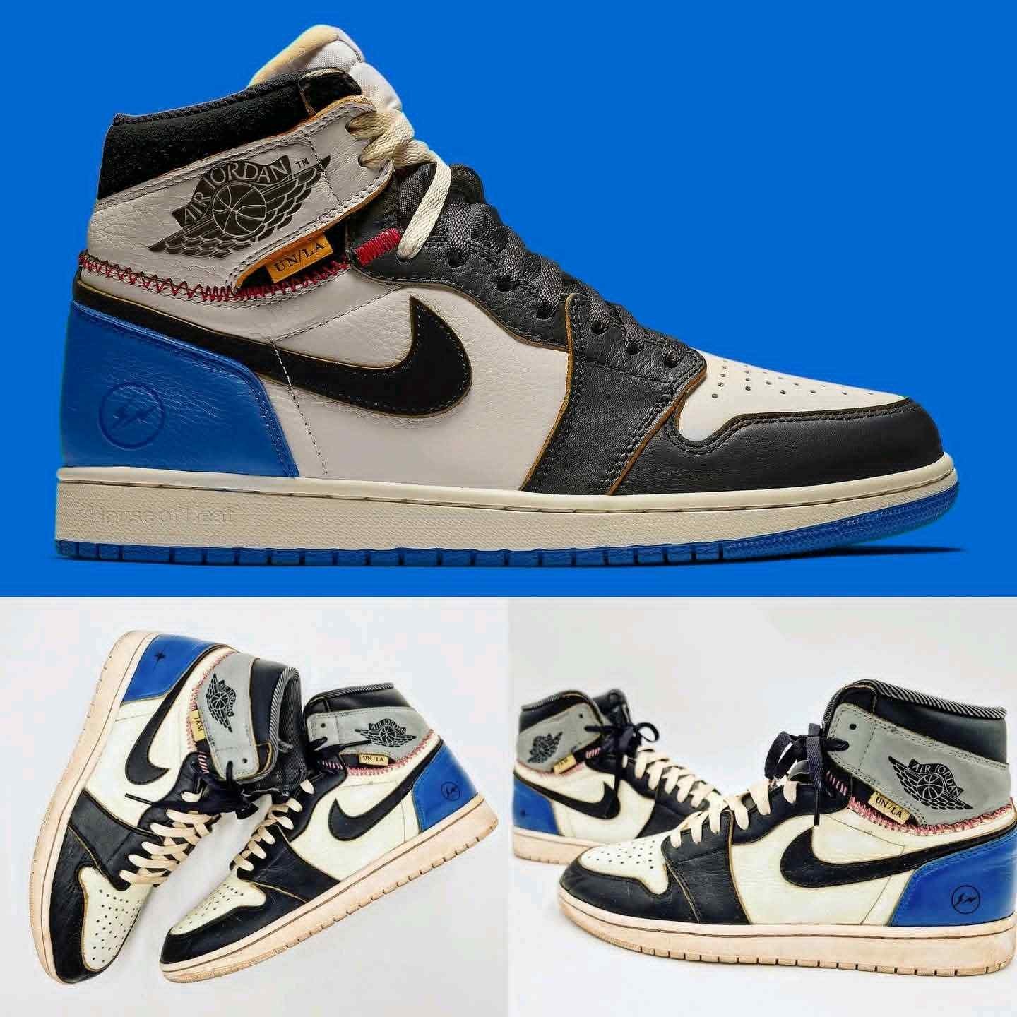 Air jordan 1 X Union LA X Fragment - Image 2