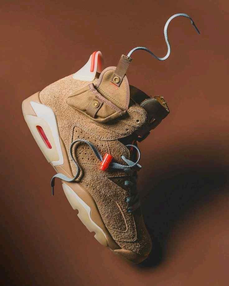 Travis Scott x Air Jordan 6 AJ6 - British Khaki - Image 6