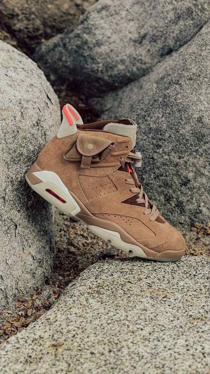 Travis Scott x Air Jordan 6 AJ6 - British Khaki - Image 4