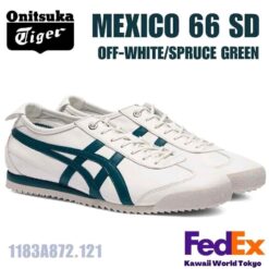 onitsukaa Tiger MEXICO 66 SD WHITESPRUCE GREEN
