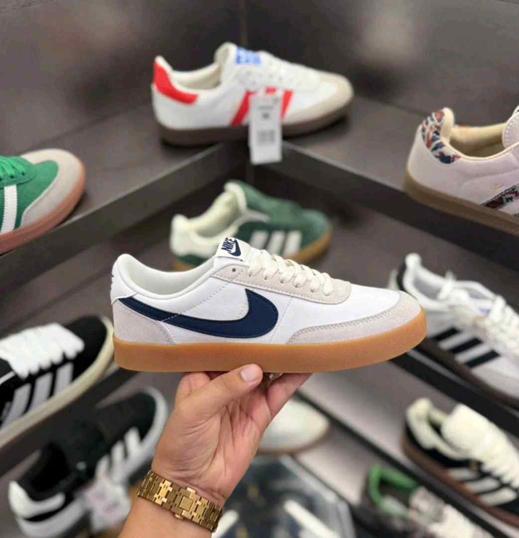 NikEE Killshot 2 White Blue Sneakers - Image 7