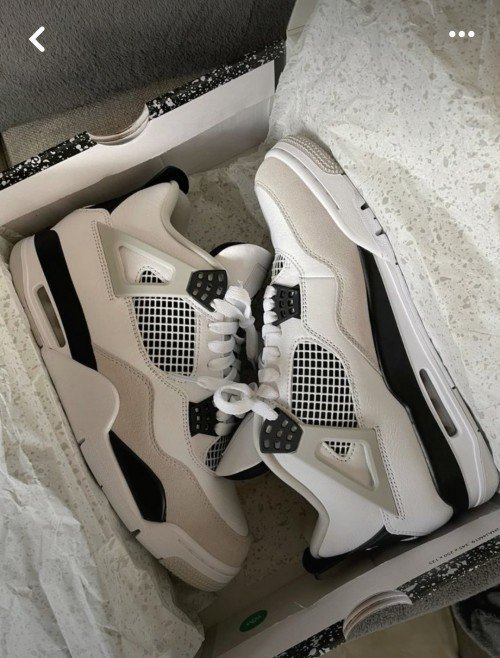Jordan Retro 4 Military Black Surplus Semi UA - Image 8