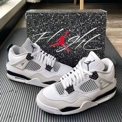 Jordan Retro 4 Military Black Surplus Semi UA - Image 5